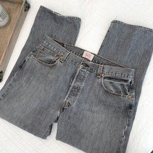 Levi’s 501 Vintage Grey wash straight jeans 36/30